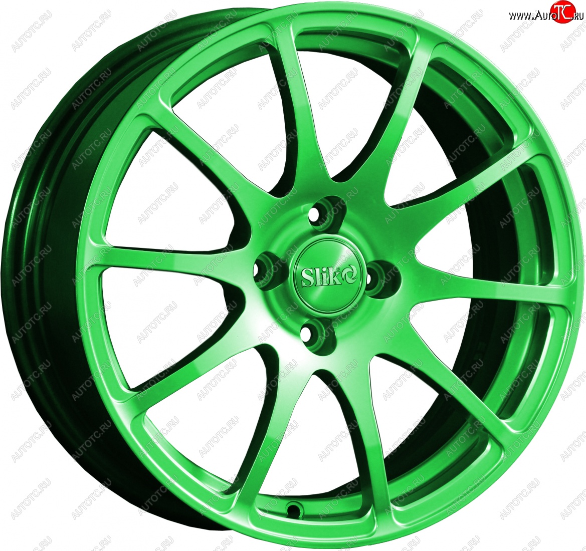 18 999 р. Кованый диск Slik classik R16x6.5 RAL 6038 ярко-зеленый (6038) 6.5x16   (Цвет: 6038)  с доставкой в г. Воронеж