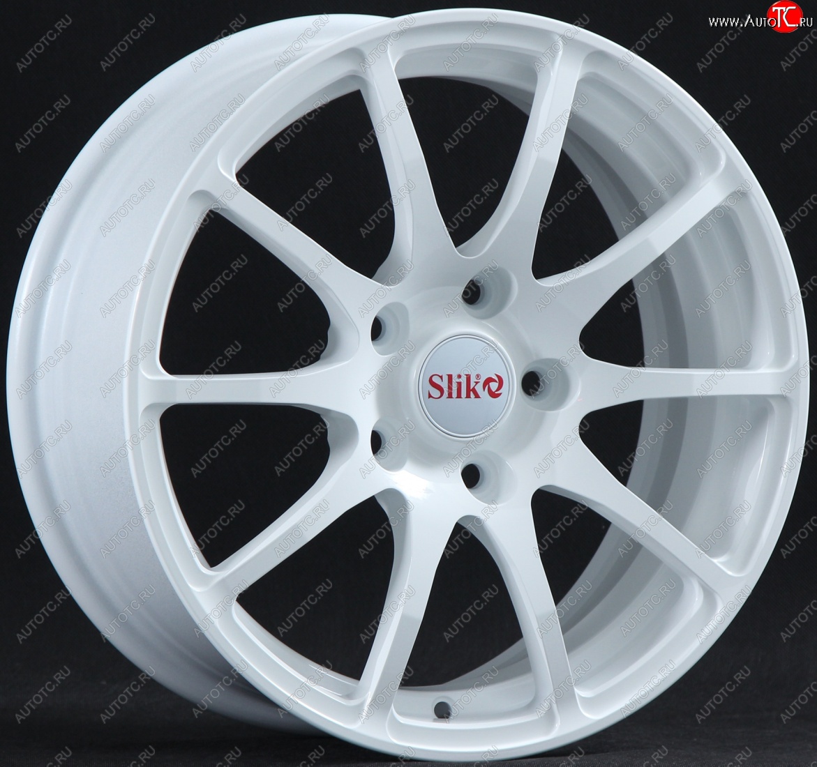 18 999 р. Кованый диск Slik classik R16x6.5 Белый (W) 6.5x16   (Цвет: W)  с доставкой в г. Воронеж
