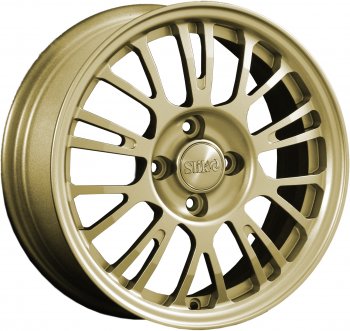 Кованый диск Slik Classik 6x15 (Металлик золотой) Alfa Romeo 156 932 дорестайлинг, седан (1996-2002) 4x98.0xDIA58.1xET38.0