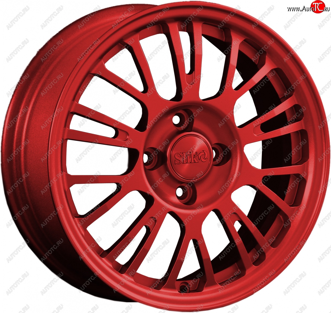 14 799 р. Кованый диск Slik Classik 6x15 (Candy красный)   (Цвет: Candy красный)  с доставкой в г. Воронеж