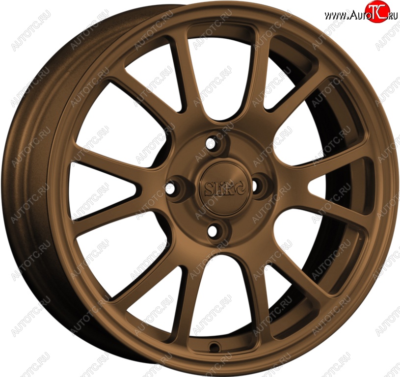 14 899 р. Кованый диск Slik Classik 6x15 (Металлик коньячная бронза. Глянец)   (Цвет: Металлик коньячная бронза. Глянец)  с доставкой в г. Воронеж