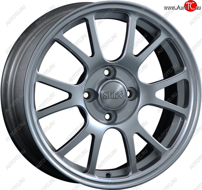 13 299 р. Кованый диск Slik Classik 6x15 (Серебристый тёмный)   (Цвет: Серебристый тёмный)  с доставкой в г. Воронеж