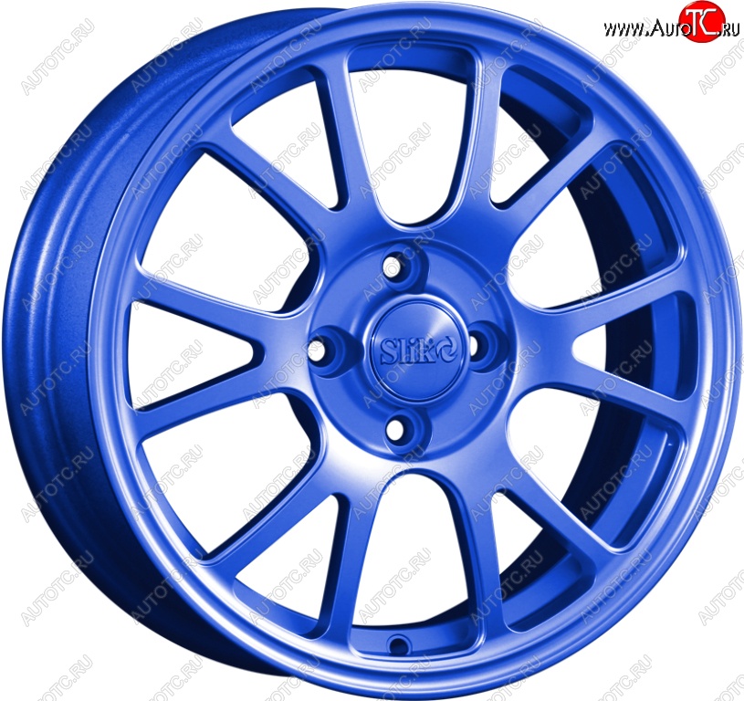 14 899 р. Кованый диск Slik Classik 6x15 (Синий)   (Цвет: Синий)  с доставкой в г. Воронеж
