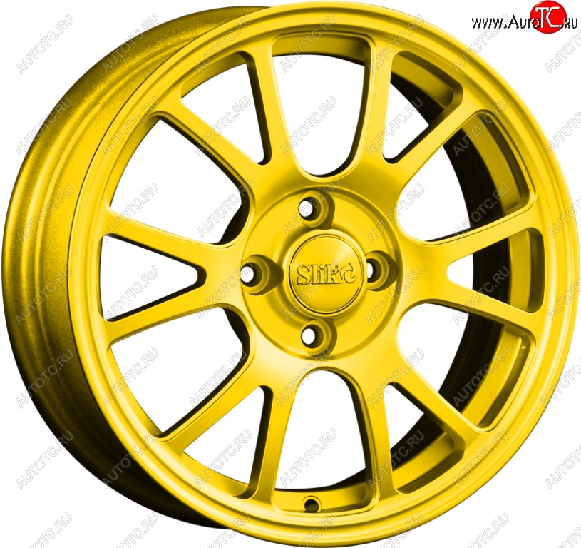 14 899 р. Кованый диск Slik Classik 6x15 (Ярко-желтый RAL 1021)   (Цвет: Ярко-желтый RAL 1021)  с доставкой в г. Воронеж