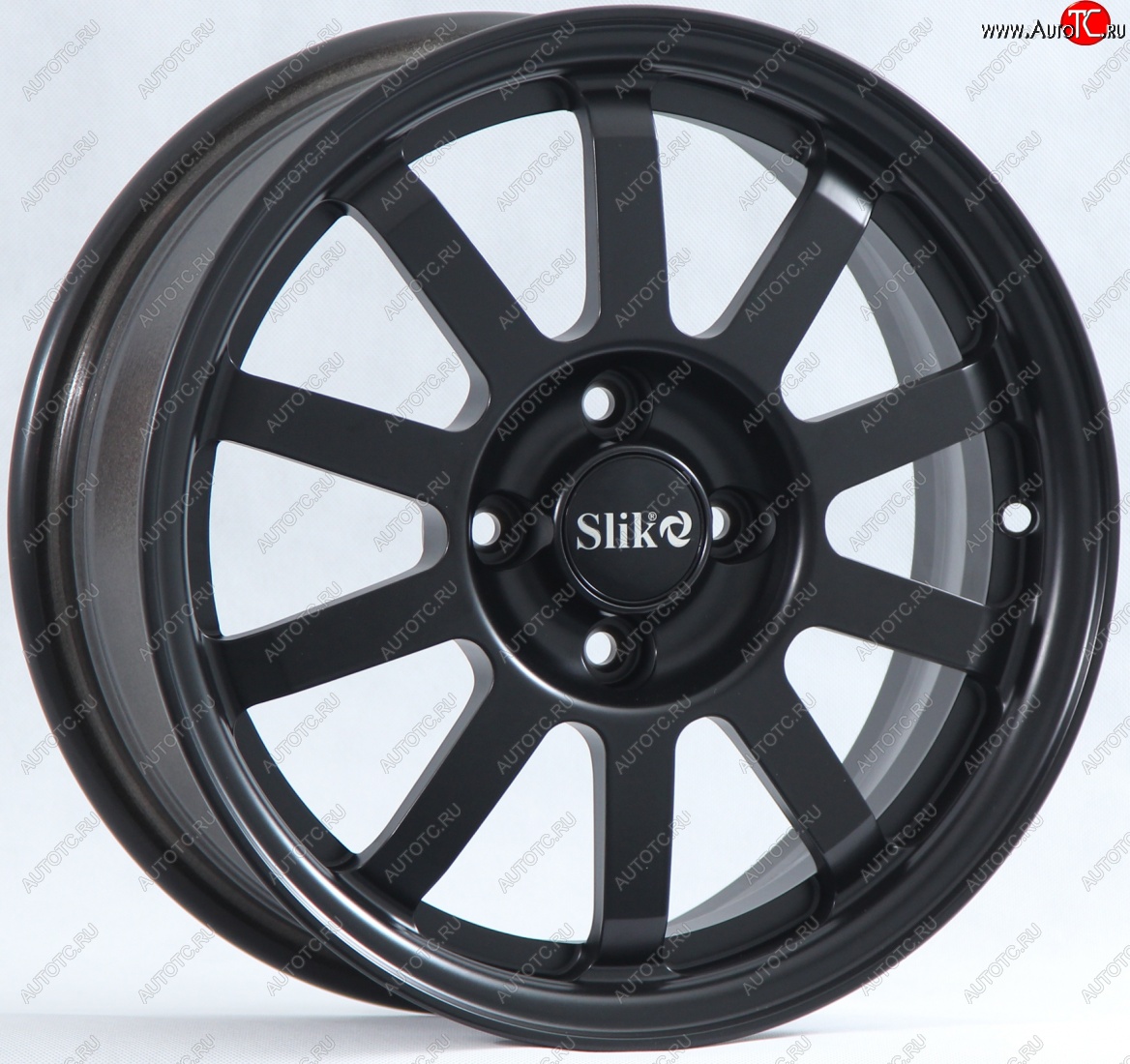 11 399 р. Кованый диск Slik Classik 6x15 (Черный глянцевый)   (Цвет: Черный глянцевый)  с доставкой в г. Воронеж