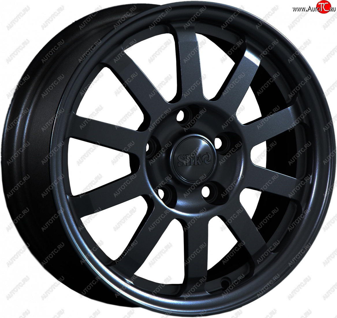 11 399 р. Кованый диск Slik Classik 6x15 (Черный матовый)   (Цвет: Черный матовый)  с доставкой в г. Воронеж