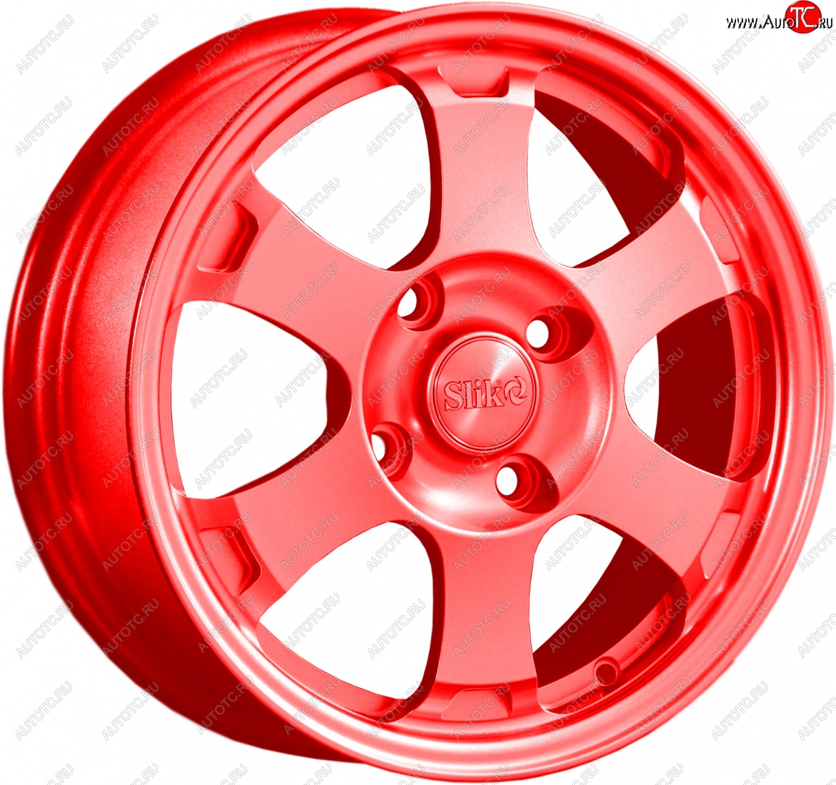 14 799 р. Кованый диск Slik Classik 6x15 (RAL 3026 ярко-алый)   (Цвет: RAL 3026 ярко-алый)  с доставкой в г. Воронеж
