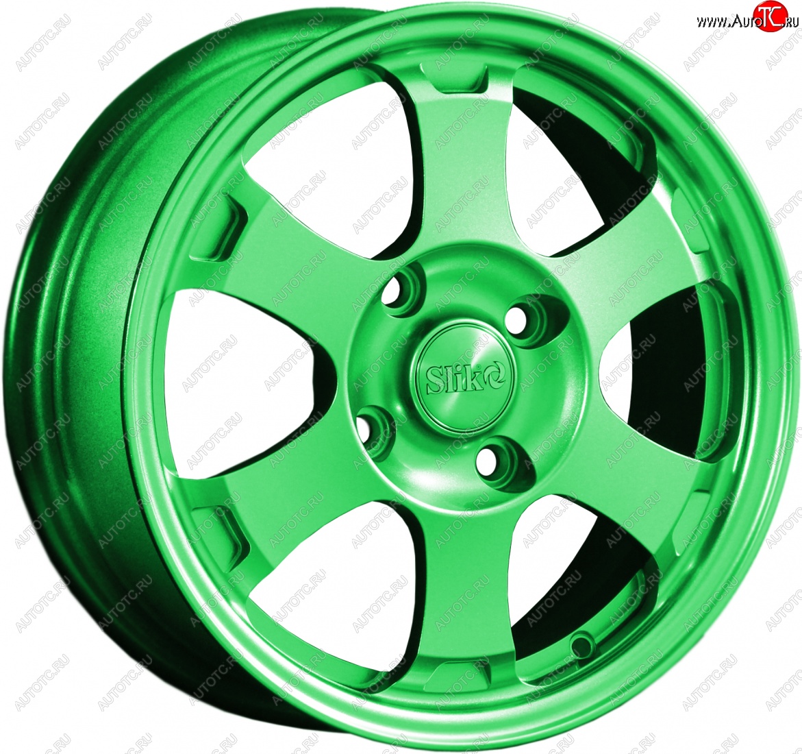 14 799 р. Кованый диск Slik Classik 6x15 (RAL 6038 ярко-зеленый)   (Цвет: RAL 6038 ярко-зеленый)  с доставкой в г. Воронеж