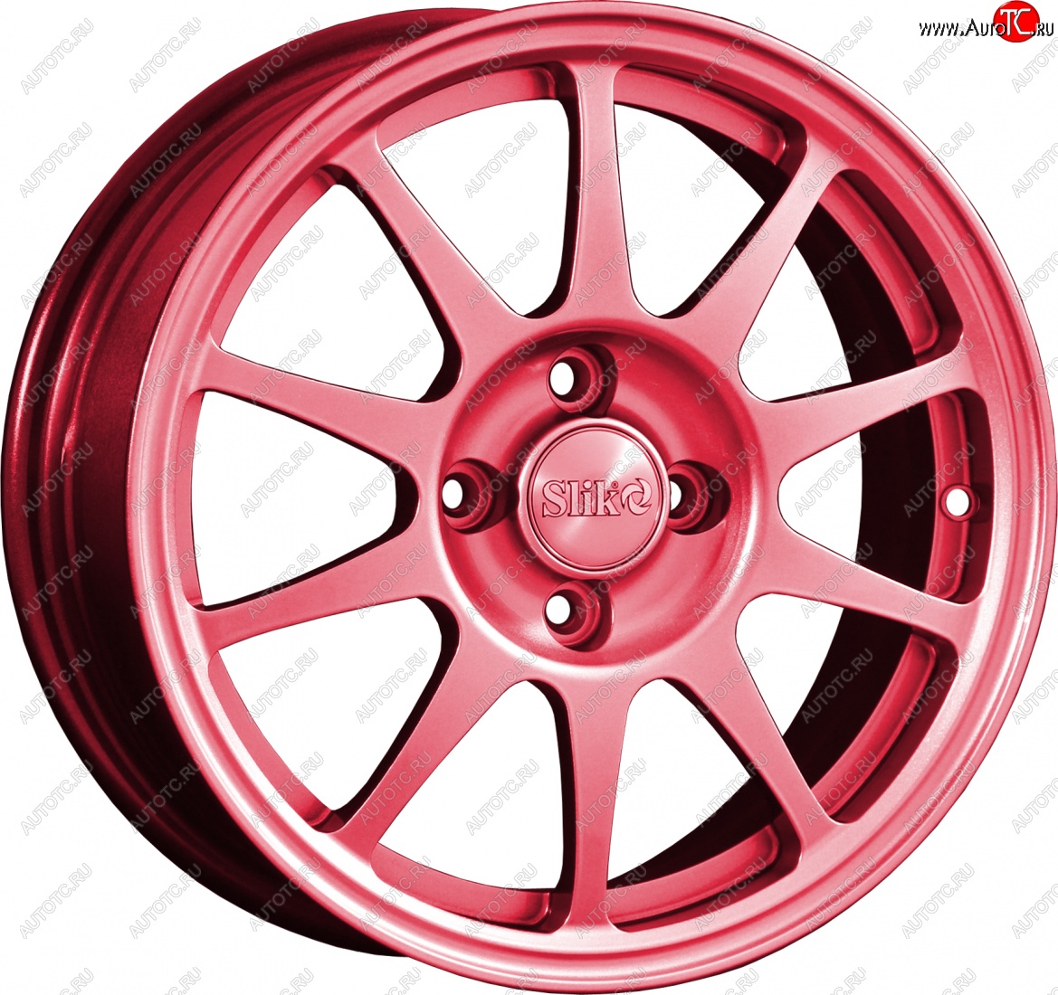 14 799 р. Кованый диск Slik Classik 6x15 (Candy рубиновый)   (Цвет: Candy рубиновый)  с доставкой в г. Воронеж