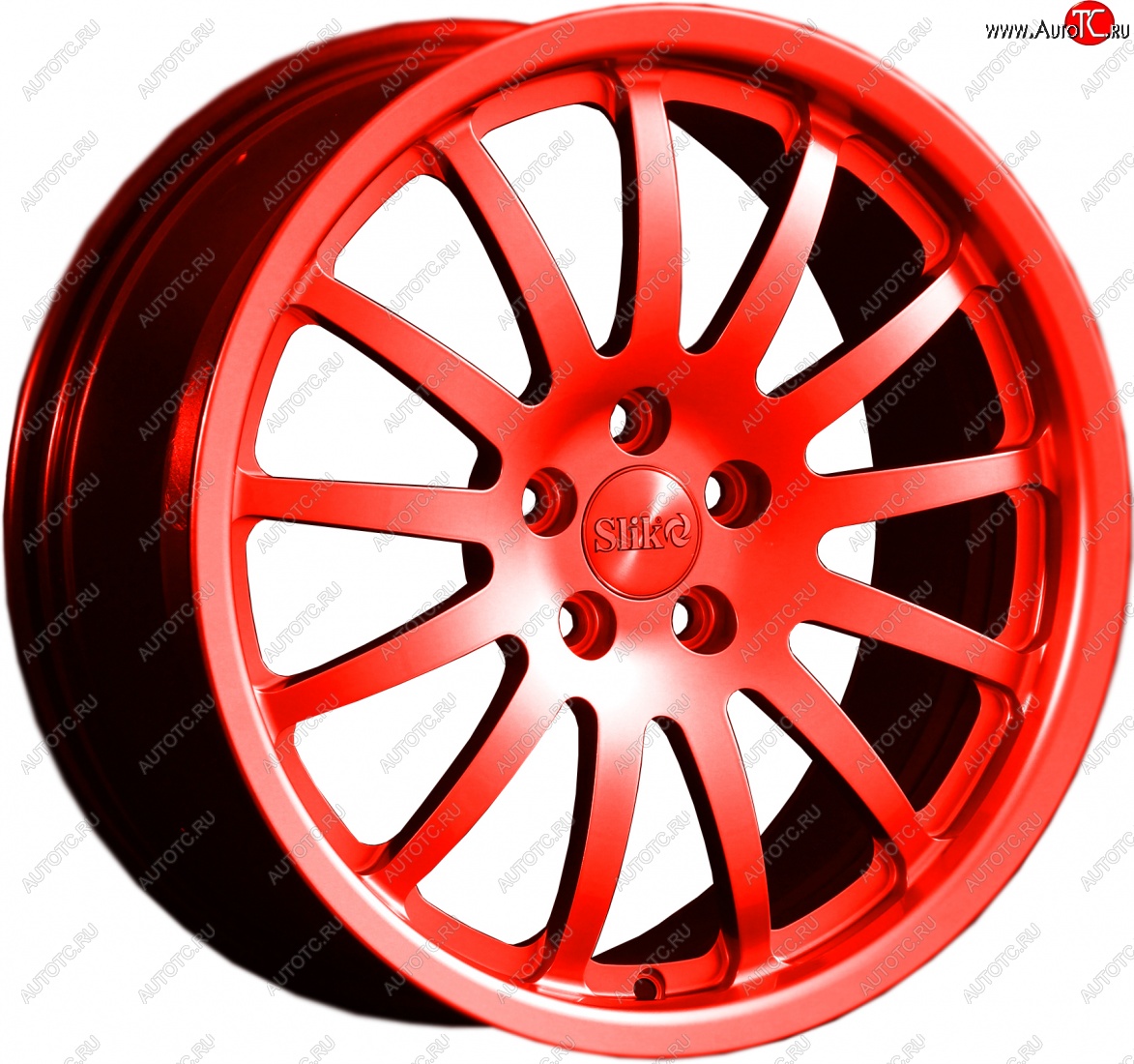 14 599 р. Кованый диск Slik classik R17x7.5 Candy алый 7.5x17   (Цвет: Candy алый 7.5x17)  с доставкой в г. Воронеж