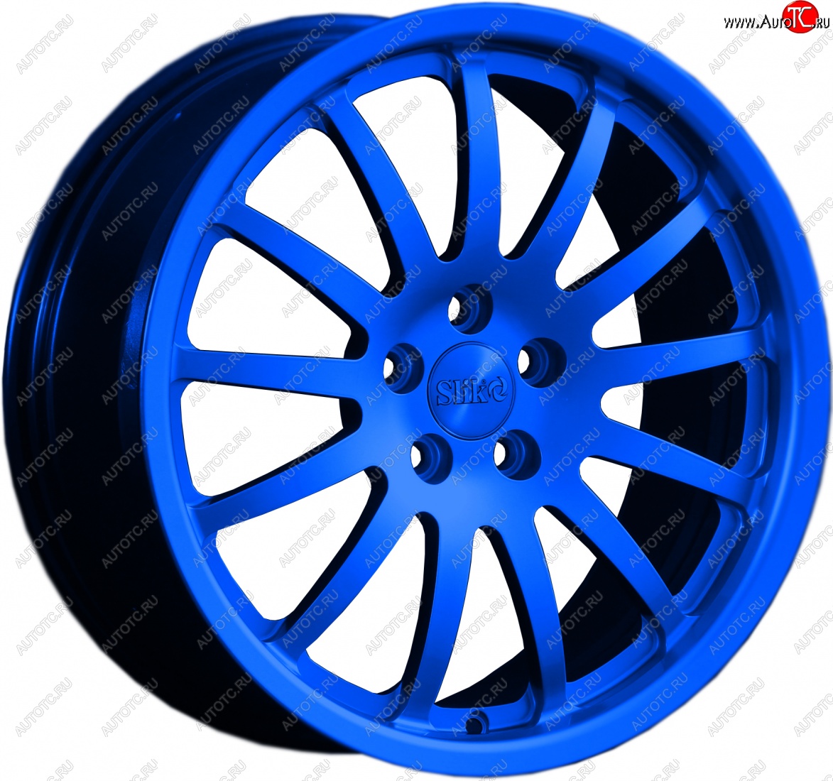 14 599 р. Кованый диск Slik classik R17x7.5 Candy BLUE синий 7.5x17   (Цвет: Candy BLUE синий 7.5x17)  с доставкой в г. Воронеж