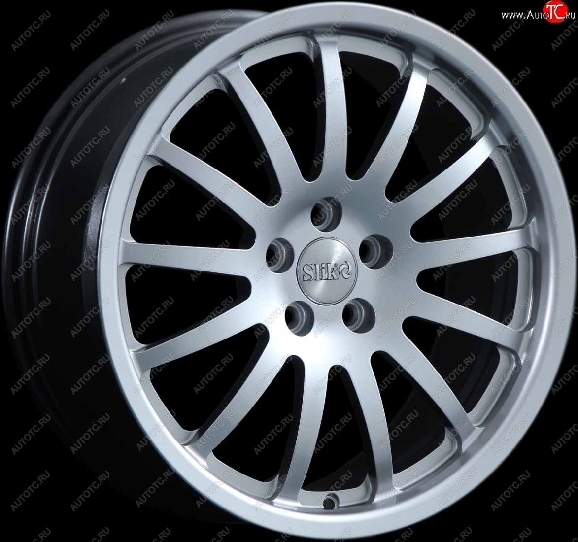 14 399 р. Кованый диск Slik classik R17x7.5 Серебристый светлый (S16) 7.5x17 Nissan Teana 1 J31 дорестайлинг (2003-2005) 5x114.3xDIA66.1xET45.0 (Цвет: S16)