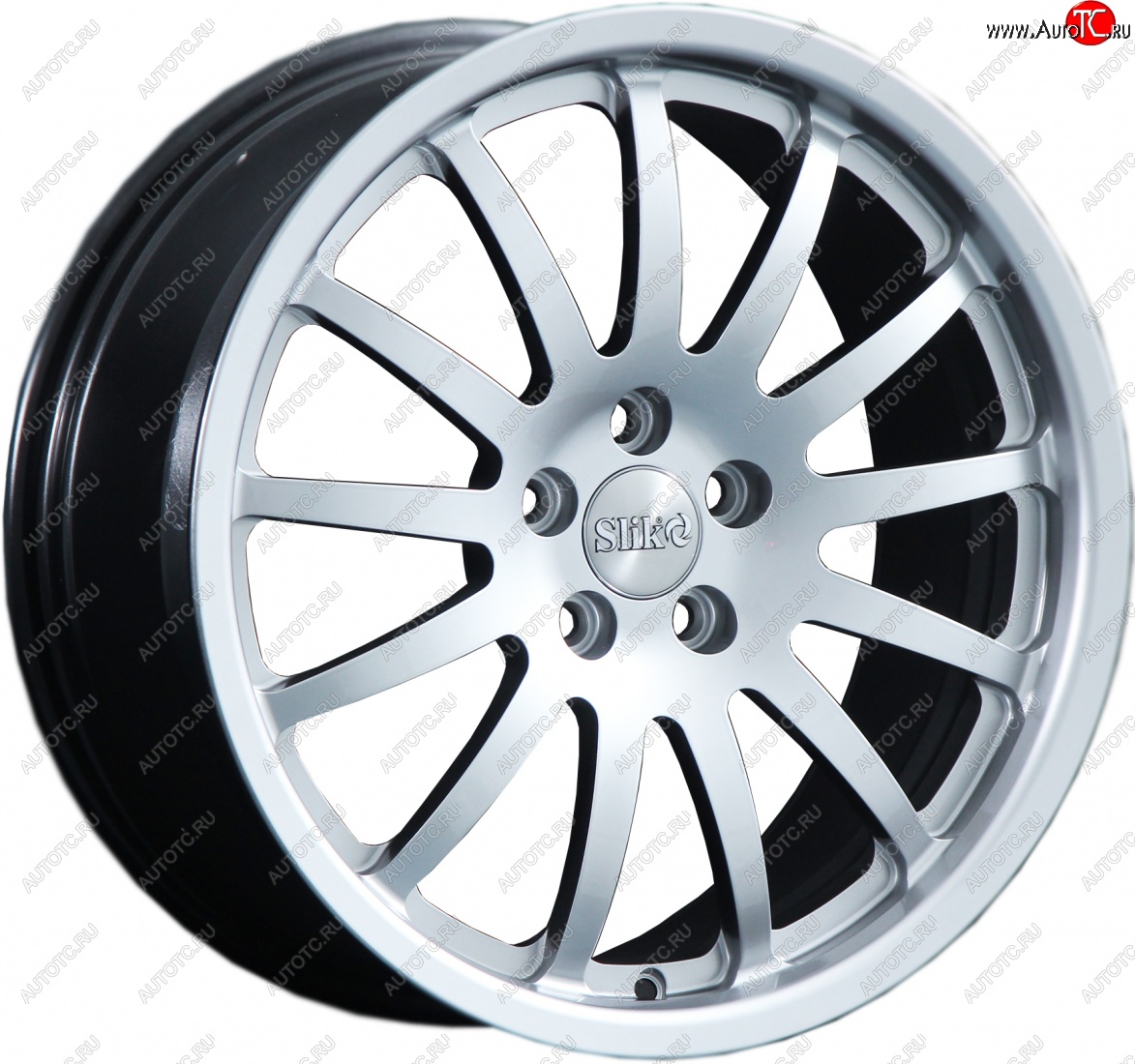 14 399 р. Кованый диск Slik classik R17x7.5 Яркое-блестящее серебро (HPB) 7.5x17   (Цвет: HPB)  с доставкой в г. Воронеж