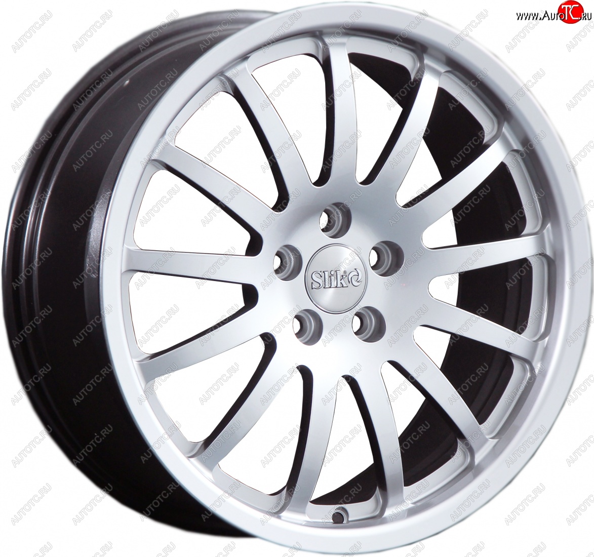 14 399 р. Кованый диск Slik classik R17x7.5 Белый (W) 7.5x17   (Цвет: W)  с доставкой в г. Воронеж