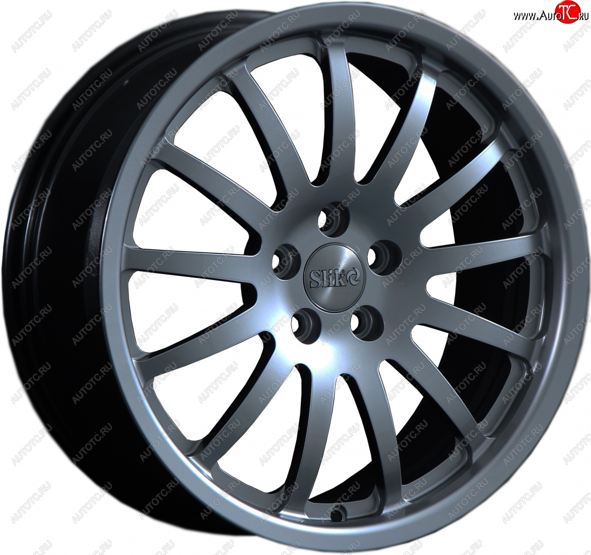 14 599 р. Кованый диск Slik classik R17x7.5 Графит матовый (GRF2) 7.5x17   (Цвет: GRF2)  с доставкой в г. Воронеж