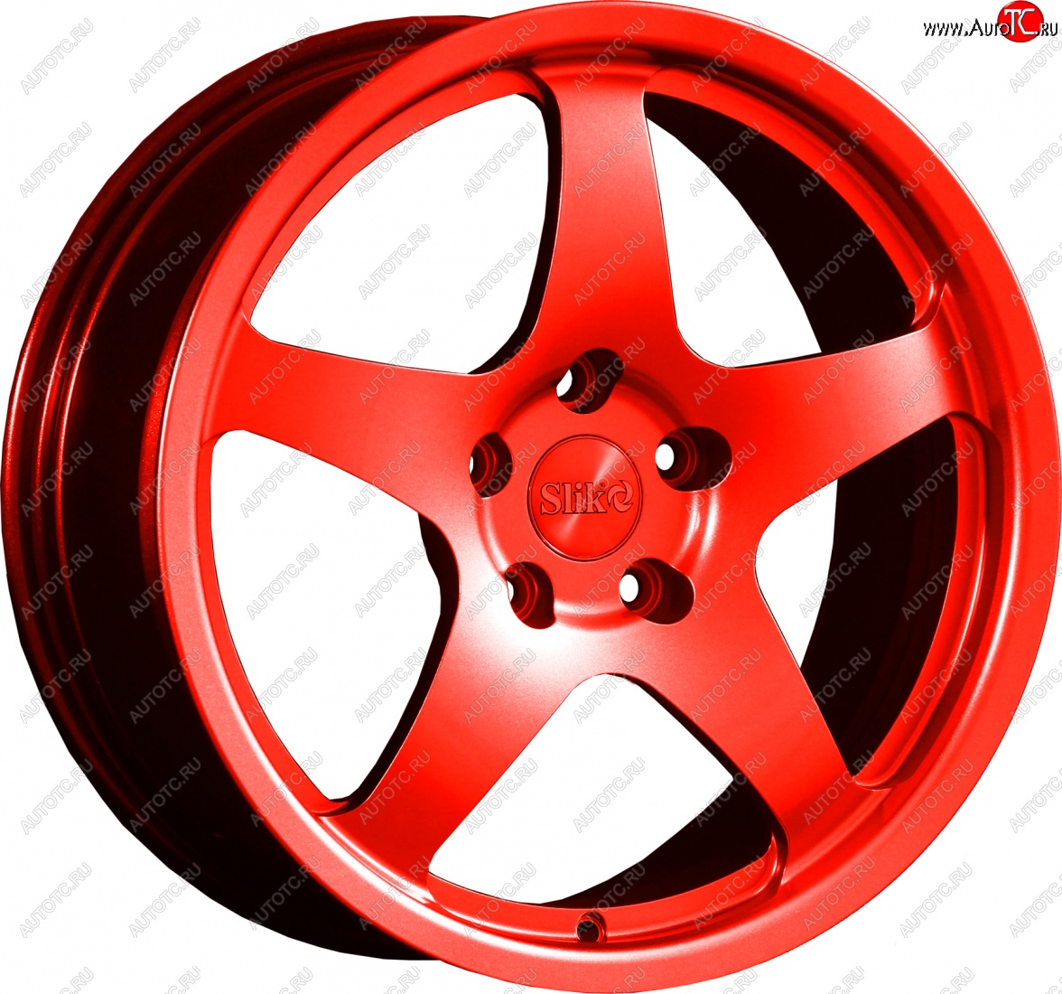 25 599 р. Кованый диск Slik classik R17x7.5 Candy алый 7.5x17   (Цвет: Candy алый 7.5x17)  с доставкой в г. Воронеж