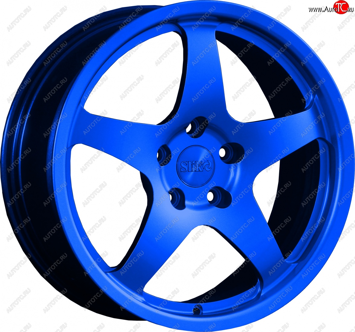 25 599 р. Кованый диск Slik classik R17x7.5 Candy BLUE синий 7.5x17   (Цвет: Candy BLUE синий 7.5x17)  с доставкой в г. Воронеж