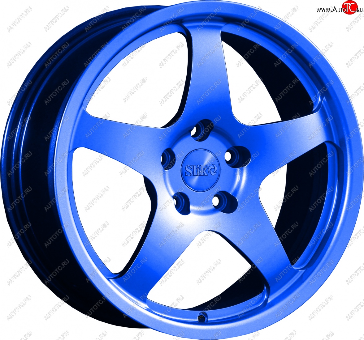 25 599 р. Кованый диск Slik classik R17x7.5 Синий (BLUE) 7.5x17   (Цвет: BLUE)  с доставкой в г. Воронеж