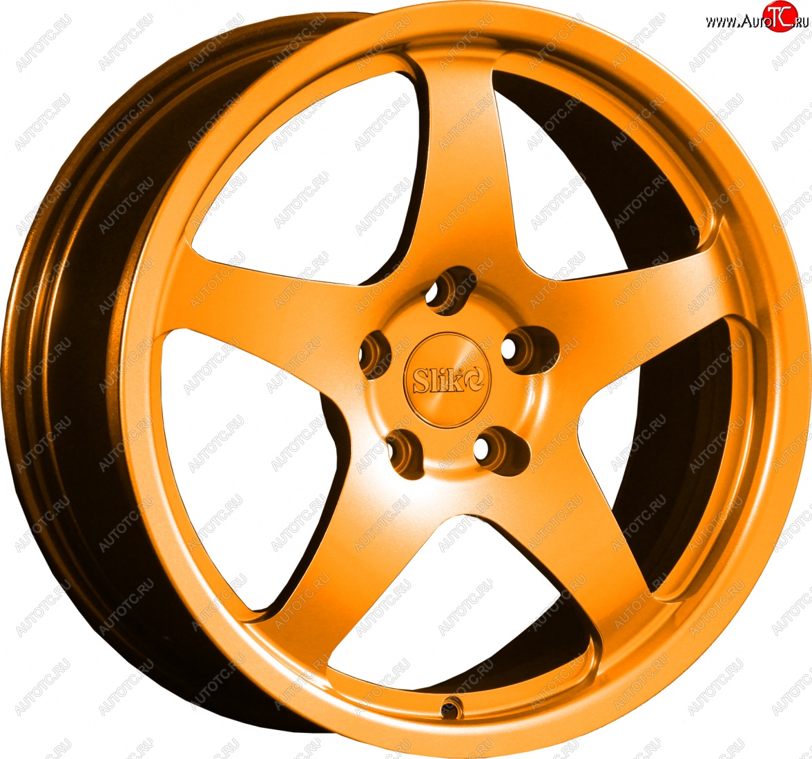 25 599 р. Кованый диск Slik classik R17x7.5 Ярко-оранжевый (ORANGE) 7.5x17   (Цвет: ORANGE)  с доставкой в г. Воронеж