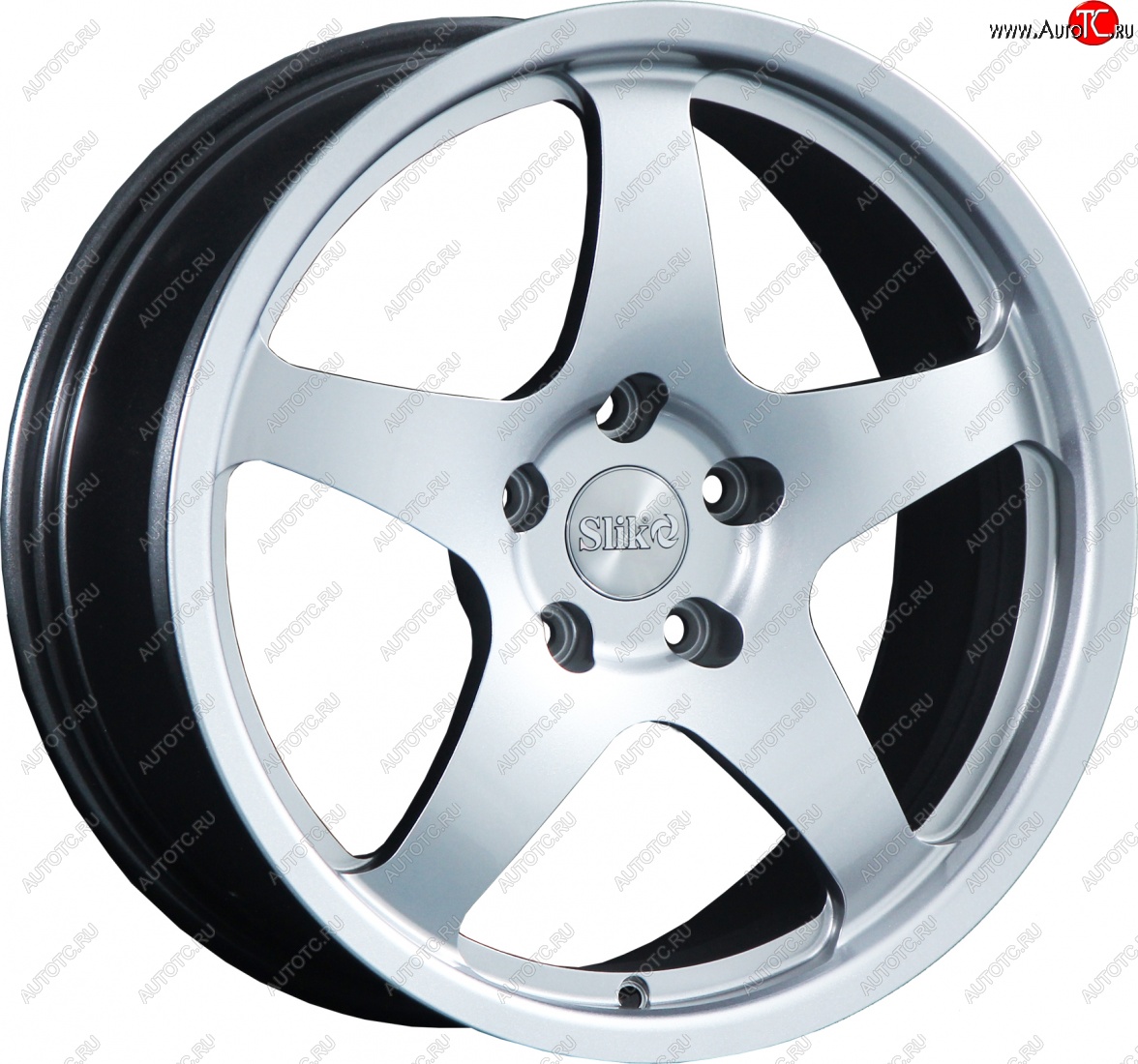 25 599 р. Кованый диск Slik classik R17x7.5 Яркое-блестящее серебро (HPB) 7.5x17   (Цвет: HPB)  с доставкой в г. Воронеж