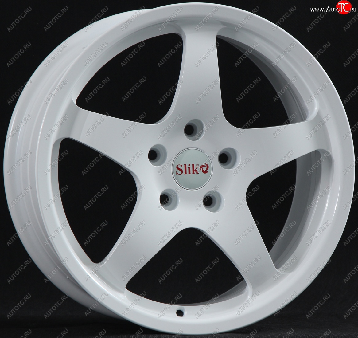 25 599 р. Кованый диск Slik classik R17x7.5 Белый (W) 7.5x17   (Цвет: W)  с доставкой в г. Воронеж