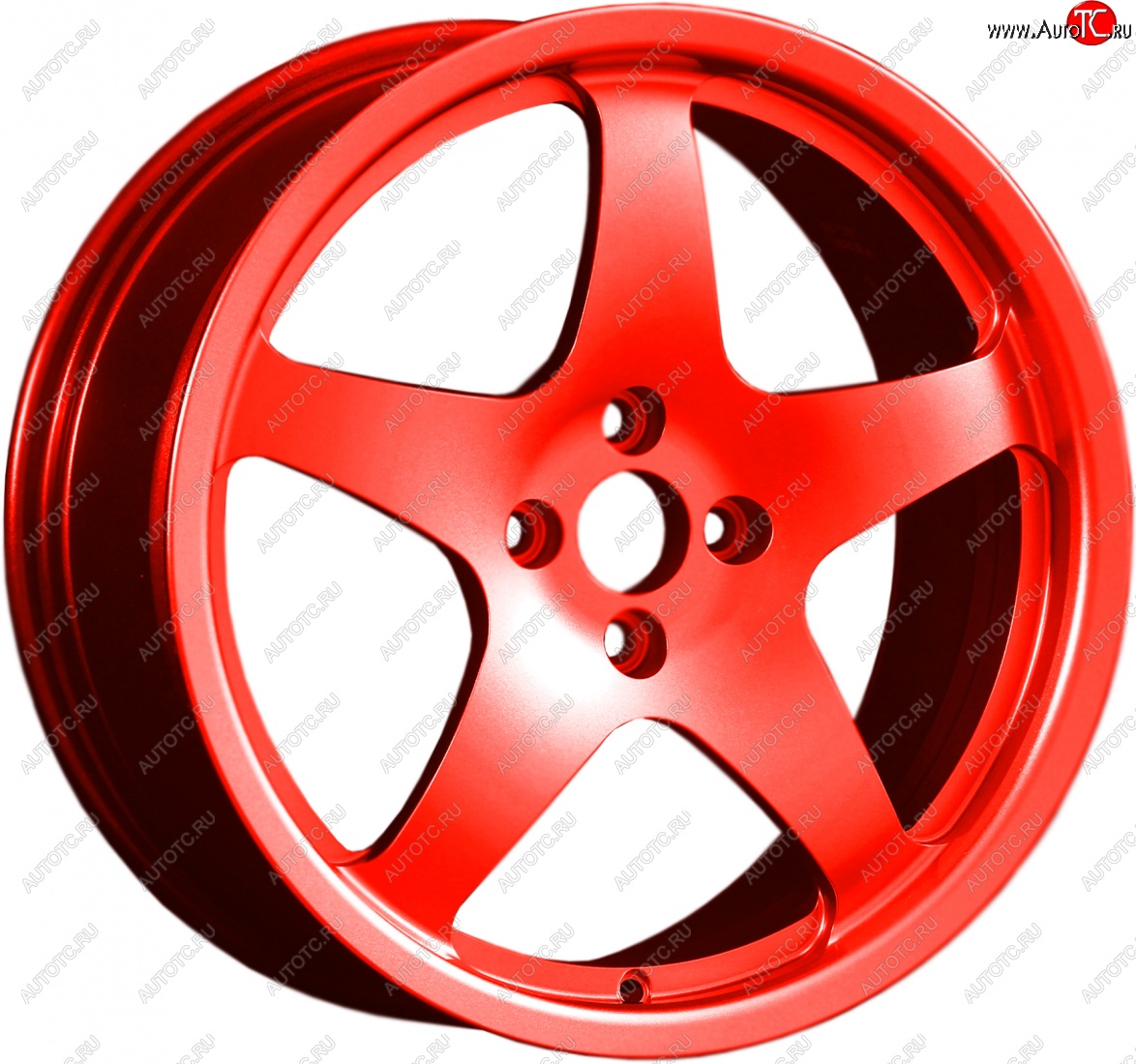 14 049 р. Кованый диск Slik classik R17x7.5 Candy алый 7.5x17   (Цвет: Candy алый 7.5x17)  с доставкой в г. Воронеж