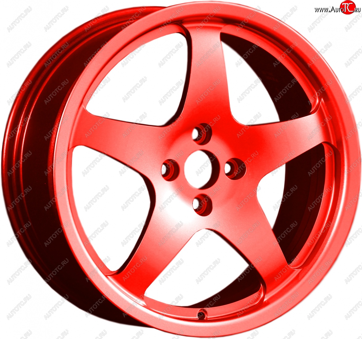 13 599 р. Кованый диск Slik classik R17x7.5 RAL 3026 ярко алый (3026) 7.5x17   (Цвет: 3026)  с доставкой в г. Воронеж