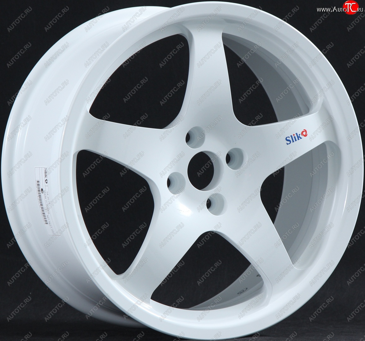 13 349 р. Кованый диск Slik classik R17x7.5 Белый (W) 7.5x17   (Цвет: W)  с доставкой в г. Воронеж