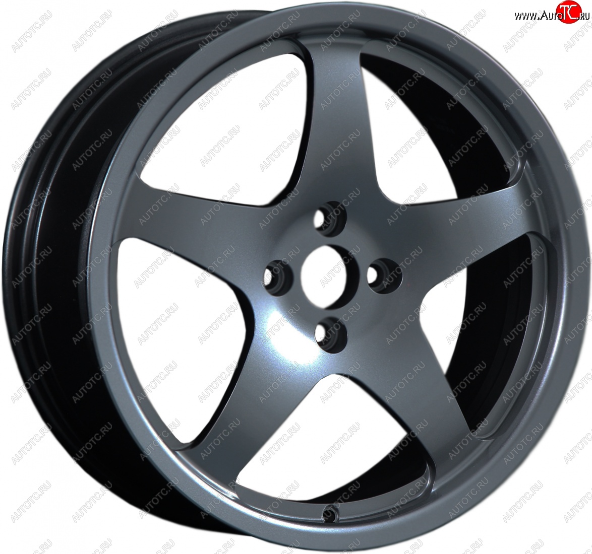 13 599 р. Кованый диск Slik classik R17x7.5 Графит глянцевый (GM) 7.5x17   (Цвет: GM)  с доставкой в г. Воронеж