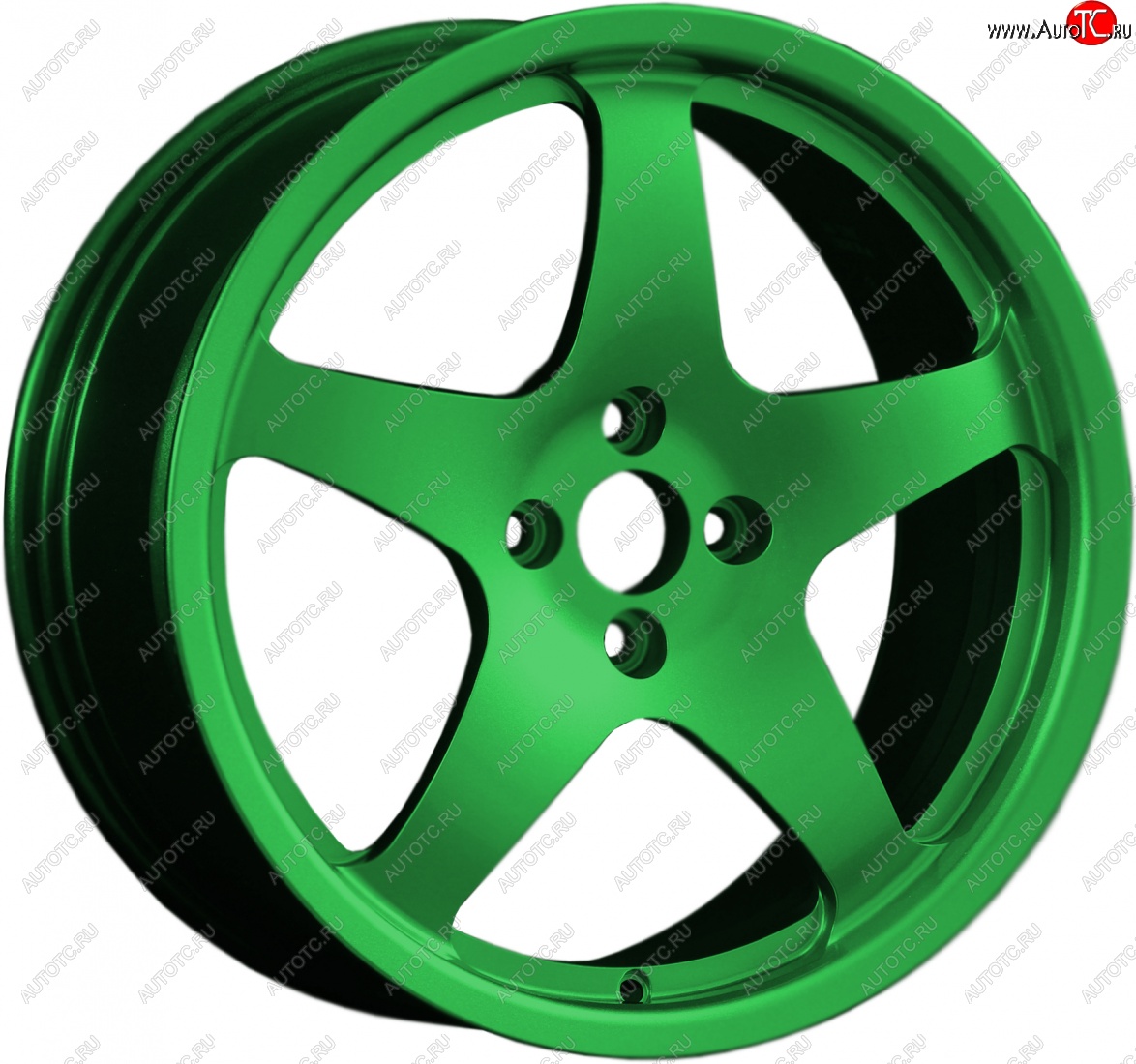 13 349 р. Кованый диск Slik classik R17x7.5 Зеленый (GREEN) 7.5x17   (Цвет: GREEN)  с доставкой в г. Воронеж