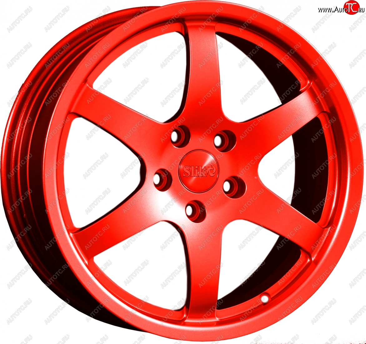 14 599 р. Кованый диск Slik classik R17x7.5 Candy алый 7.5x17   (Цвет: Candy алый 7.5x17)  с доставкой в г. Воронеж