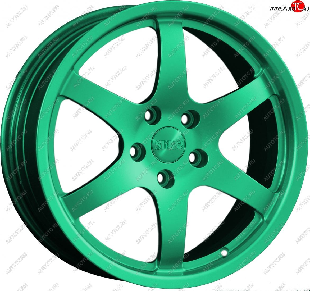 14 599 р. Кованый диск Slik classik R17x7.5 Candy Green изумрудно-зеленый 7.5x17   (Цвет: Candy Green изумрудно-зеленый 7.5x17)  с доставкой в г. Воронеж