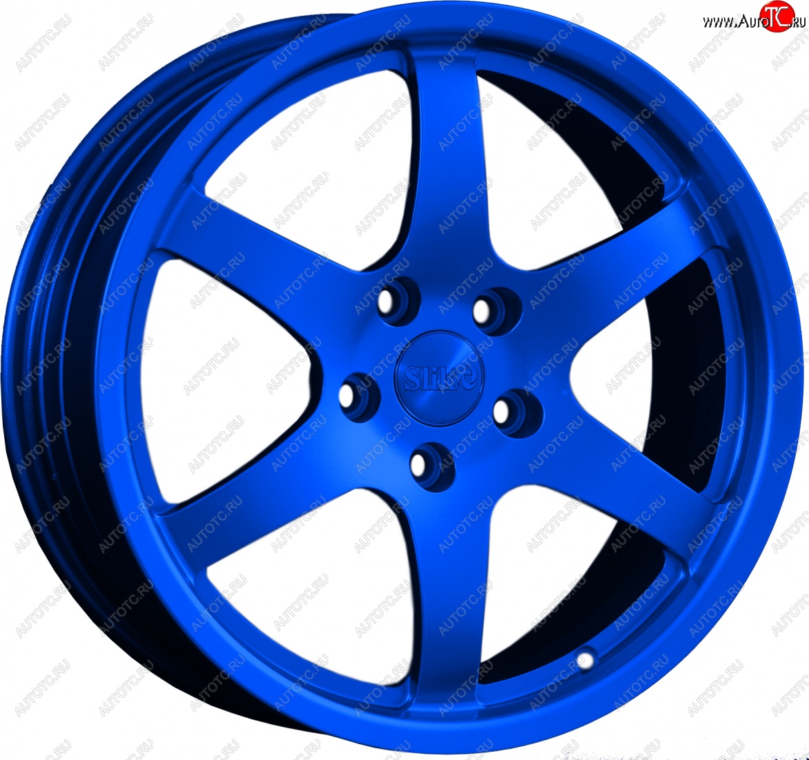 14 599 р. Кованый диск Slik classik R17x7.5 Candy BLUE синий 7.5x17   (Цвет: Candy BLUE синий 7.5x17)  с доставкой в г. Воронеж