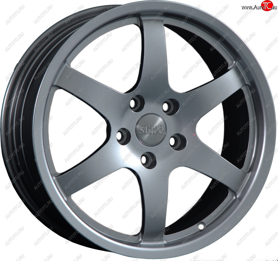 14 399 р. Кованый диск Slik classik R17x7.5 Серебристый тёмный (S25) 7.5x17   (Цвет: S25)  с доставкой в г. Воронеж