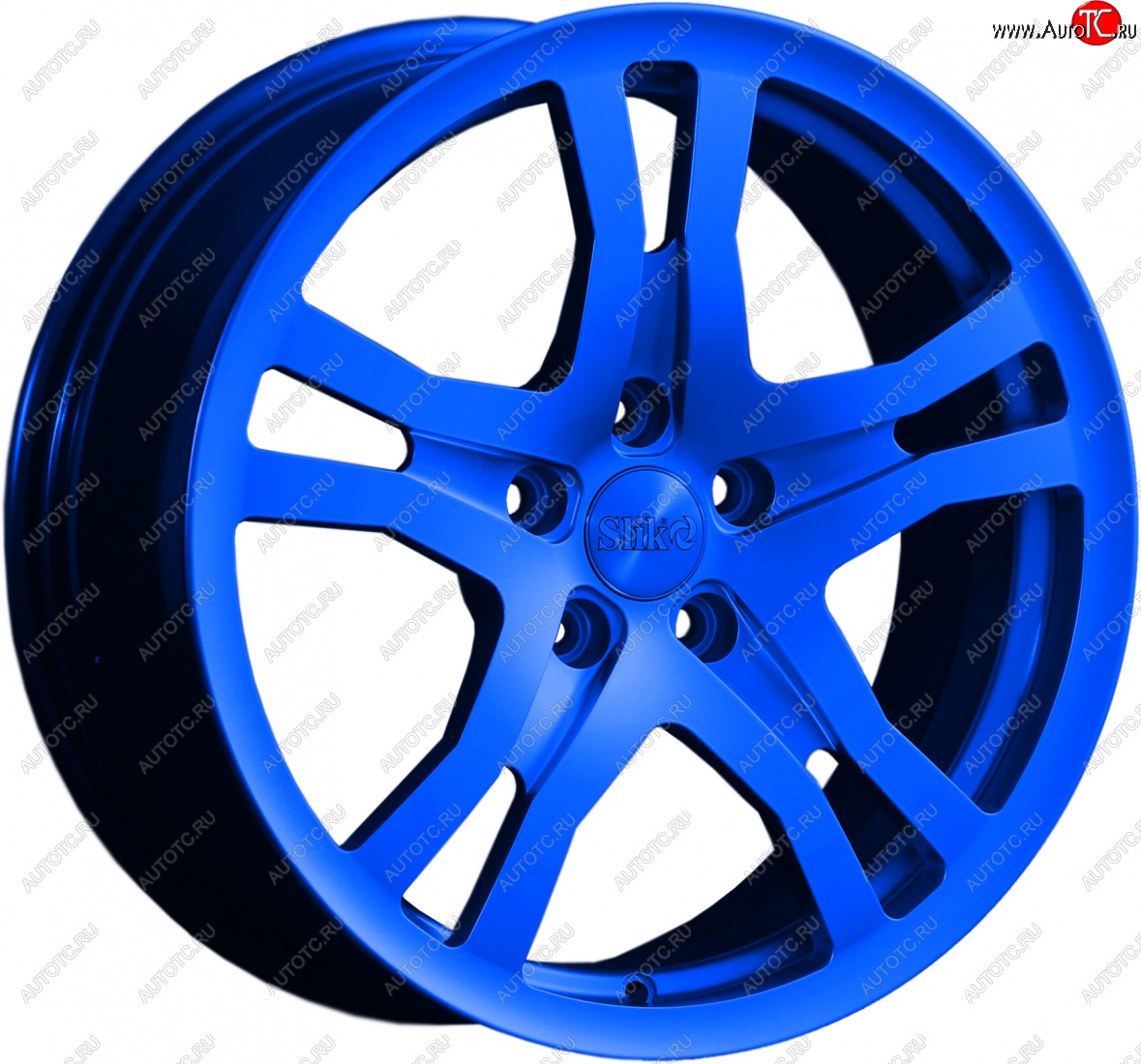 14 599 р. Кованый диск Slik classik R17x7.5 Candy BLUE синий 7.5x17   (Цвет: Candy BLUE синий 7.5x17)  с доставкой в г. Воронеж