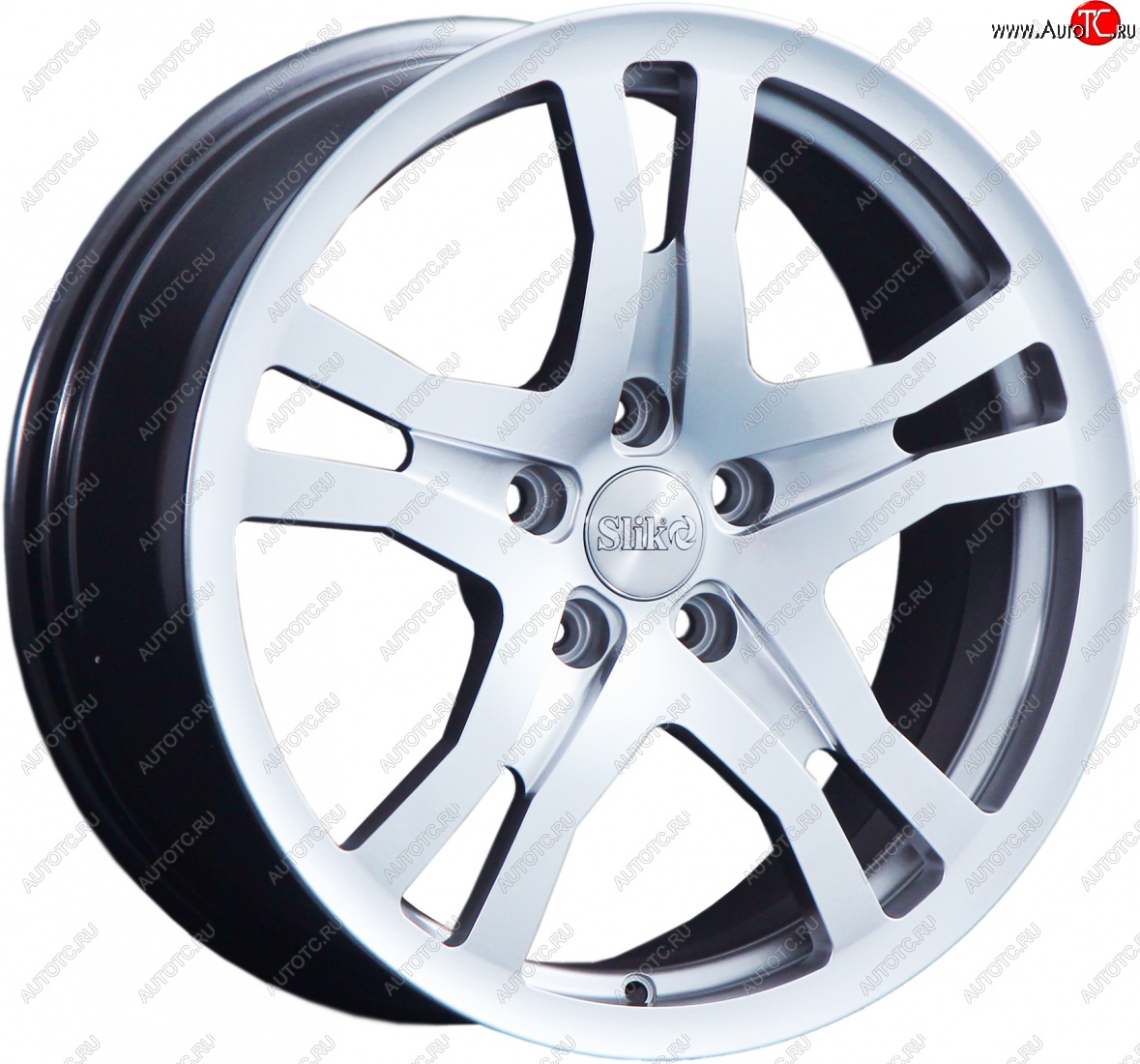 14 599 р. Кованый диск Slik classik R17x7.5 Белый (W) 7.5x17   (Цвет: W)  с доставкой в г. Воронеж