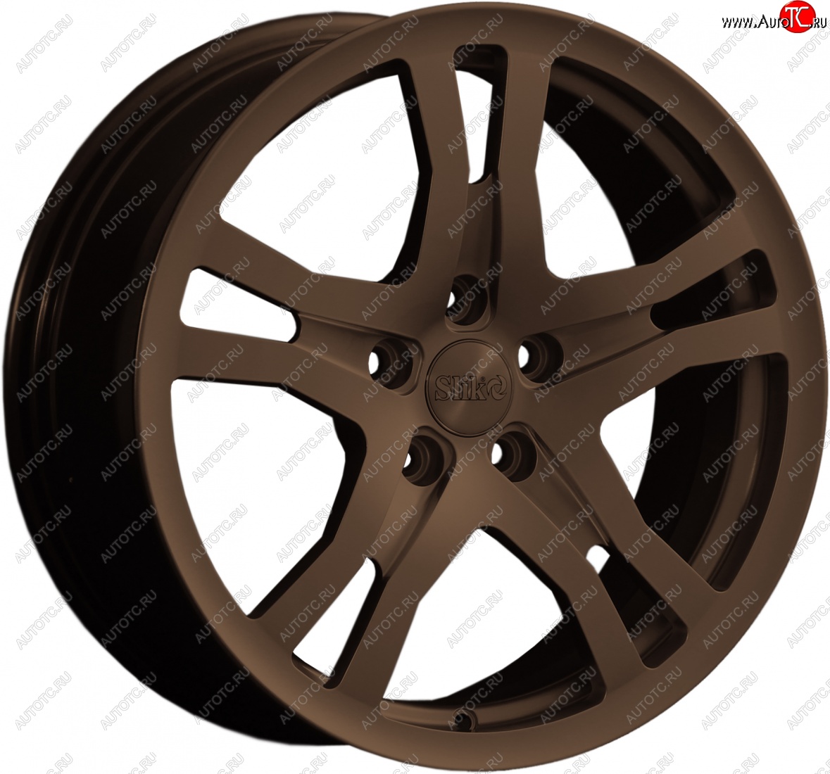 14 599 р. Кованый диск Slik classik R17x7.5 Бронза (BRZ) 7.5x17   (Цвет: BRZ)  с доставкой в г. Воронеж