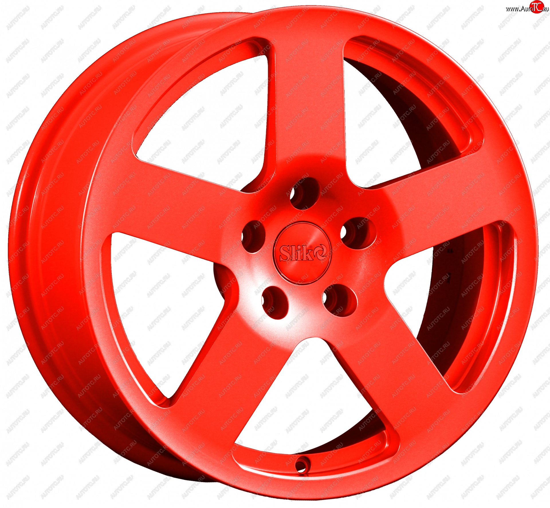 14 599 р. Кованый диск Slik classik R17x7.5 Candy алый 7.5x17   (Цвет: Candy алый 7.5x17)  с доставкой в г. Воронеж
