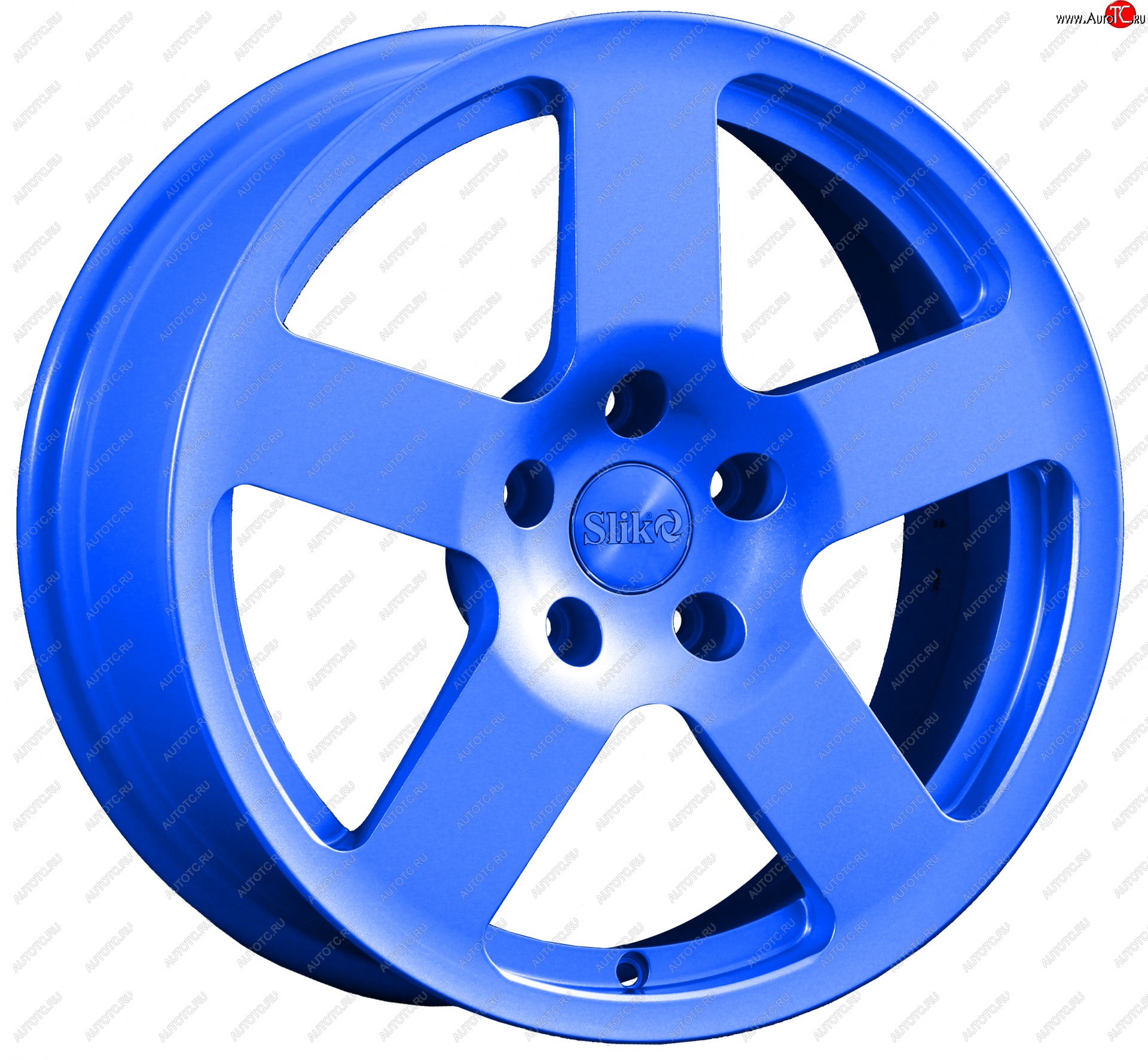 14 599 р. Кованый диск Slik classik R17x7.5 Candy BLUE синий 7.5x17   (Цвет: Candy BLUE синий 7.5x17)  с доставкой в г. Воронеж