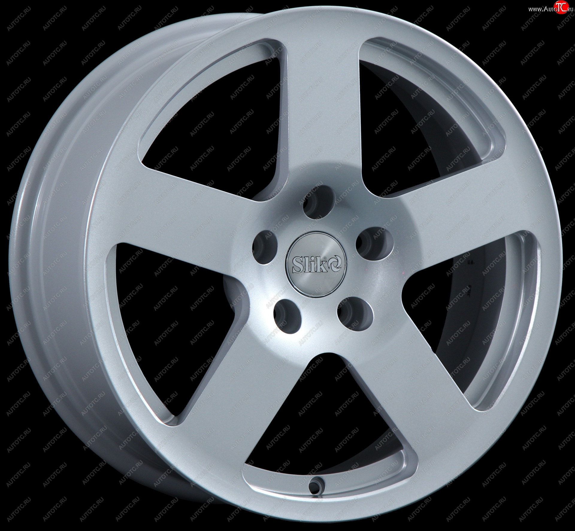 14 399 р. Кованый диск Slik classik R17x7.5 Серебристый светлый (S16) 7.5x17 Nissan Teana 1 J31 дорестайлинг (2003-2005) 5x114.3xDIA66.1xET45.0 (Цвет: S16)