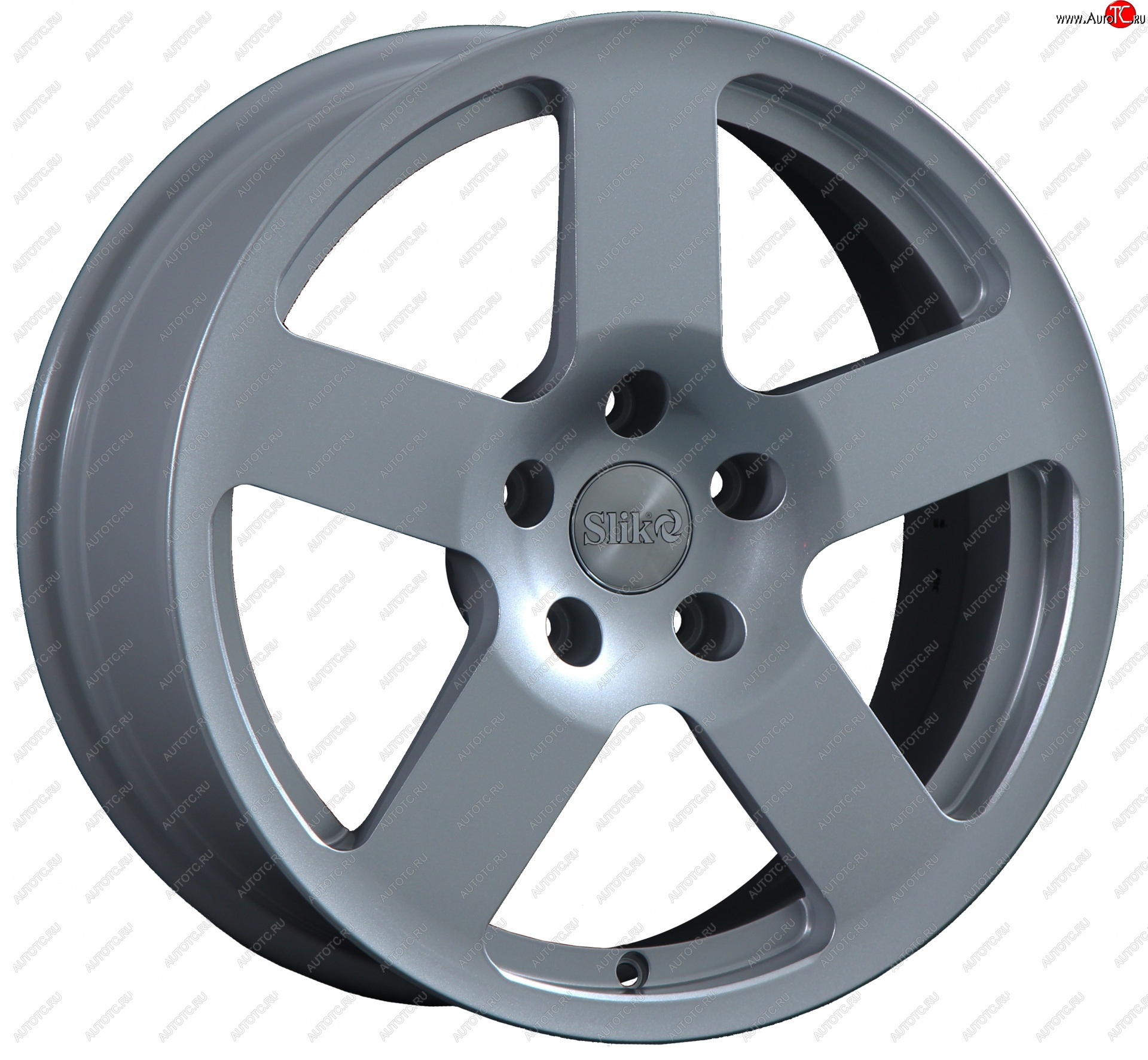 14 399 р. Кованый диск Slik classik R17x7.5 Серебристый тёмный (S25) 7.5x17   (Цвет: S25)  с доставкой в г. Воронеж