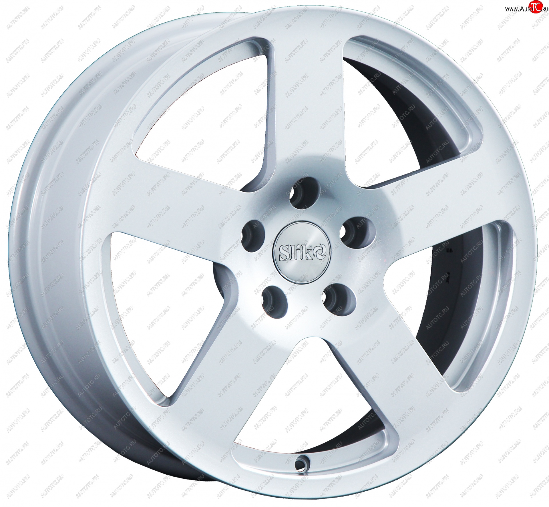 14 599 р. Кованый диск Slik classik R17x7.5 Белый (W) 7.5x17   (Цвет: W)  с доставкой в г. Воронеж