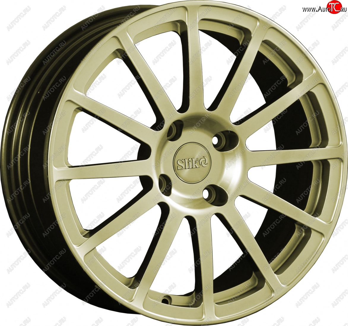 25 599 р. Кованый диск Slik classik R17x7.5 Золотой (G) 7.5x17 Jeep Cherokee KK (2007-2014) 5x114.3xDIA71.6xET40.5 (Цвет: G)
