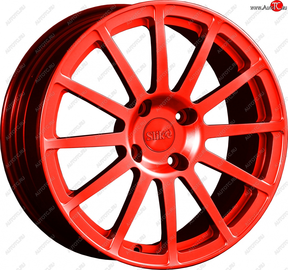 25 599 р. Кованый диск Slik classik R17x7.5 Candy алый 7.5x17   (Цвет: Candy алый 7.5x17)  с доставкой в г. Воронеж