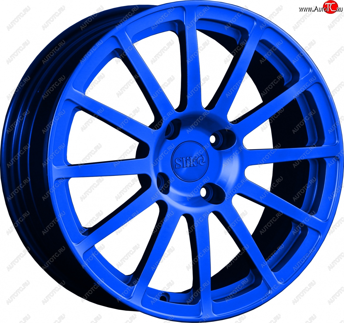25 599 р. Кованый диск Slik classik R17x7.5 Candy BLUE синий 7.5x17   (Цвет: Candy BLUE синий 7.5x17)  с доставкой в г. Воронеж