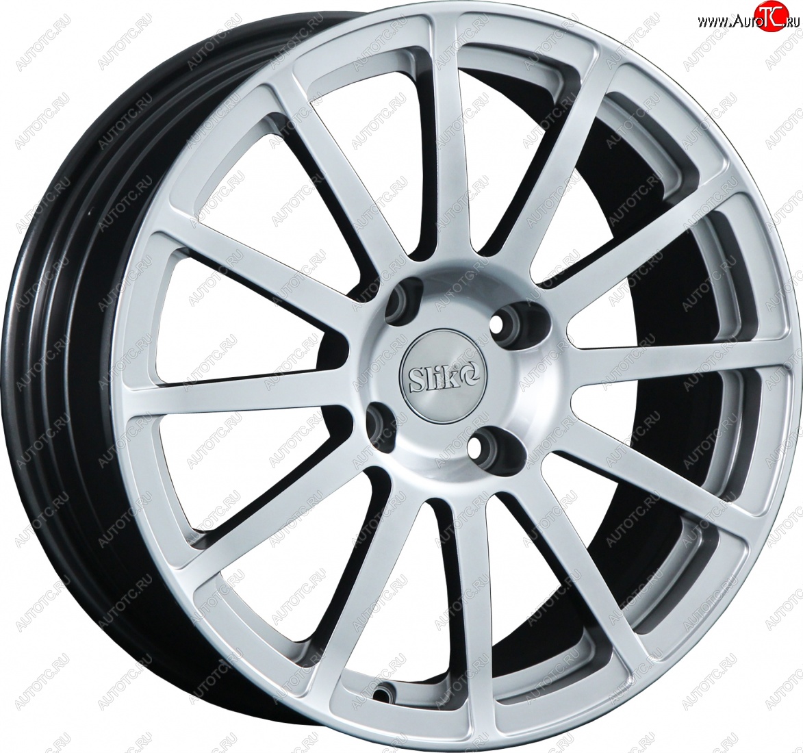 25 599 р. Кованый диск Slik classik R17x7.5 Яркое-блестящее серебро (HPB) 7.5x17   (Цвет: HPB)  с доставкой в г. Воронеж