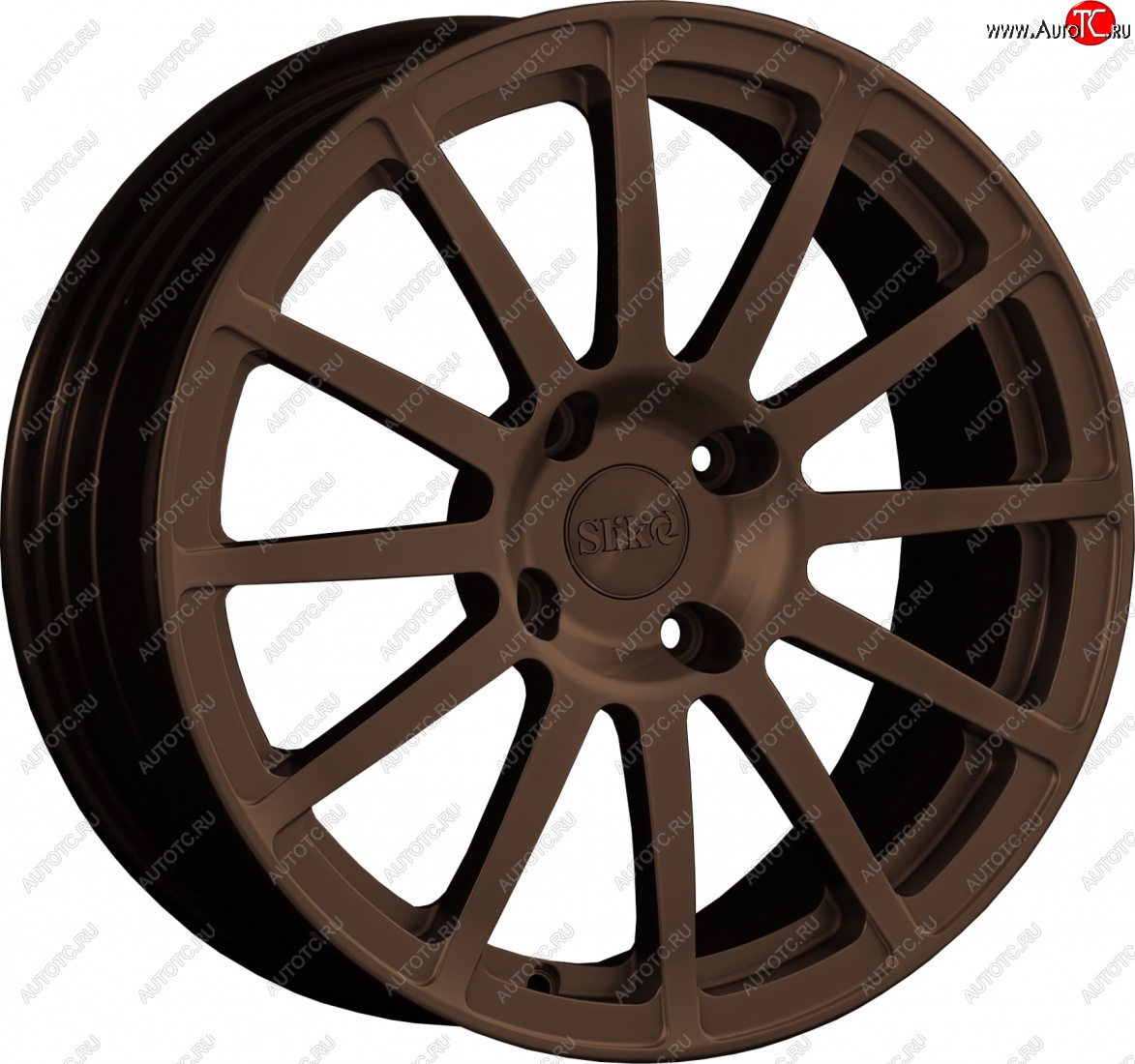 25 599 р. Кованый диск Slik classik R17x7.5 Бронза (BRZ) 7.5x17   (Цвет: BRZ)  с доставкой в г. Воронеж
