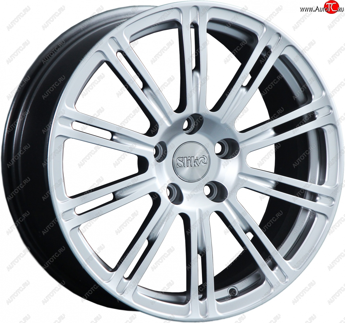 20 399 р. Кованый диск Slik classik R17x7.5 Яркое-блестящее серебро (HPB) 7.5x17   (Цвет: HPB)  с доставкой в г. Воронеж