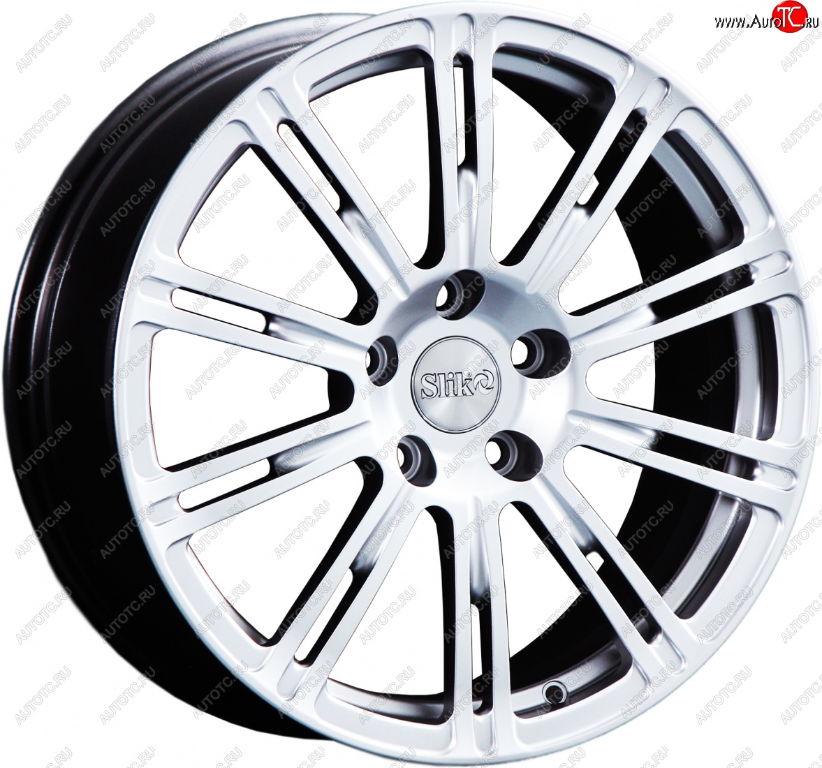 20 399 р. Кованый диск Slik classik R17x7.5 Белый (W) 7.5x17   (Цвет: W)  с доставкой в г. Воронеж
