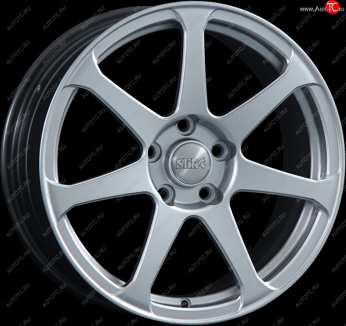 14 099 р. Кованый диск Slik classik R17x7.5 Серебристый светлый (S16) 7.5x17 Nissan Teana 1 J31 дорестайлинг (2003-2005) 5x114.3xDIA66.1xET45.0 (Цвет: S16)